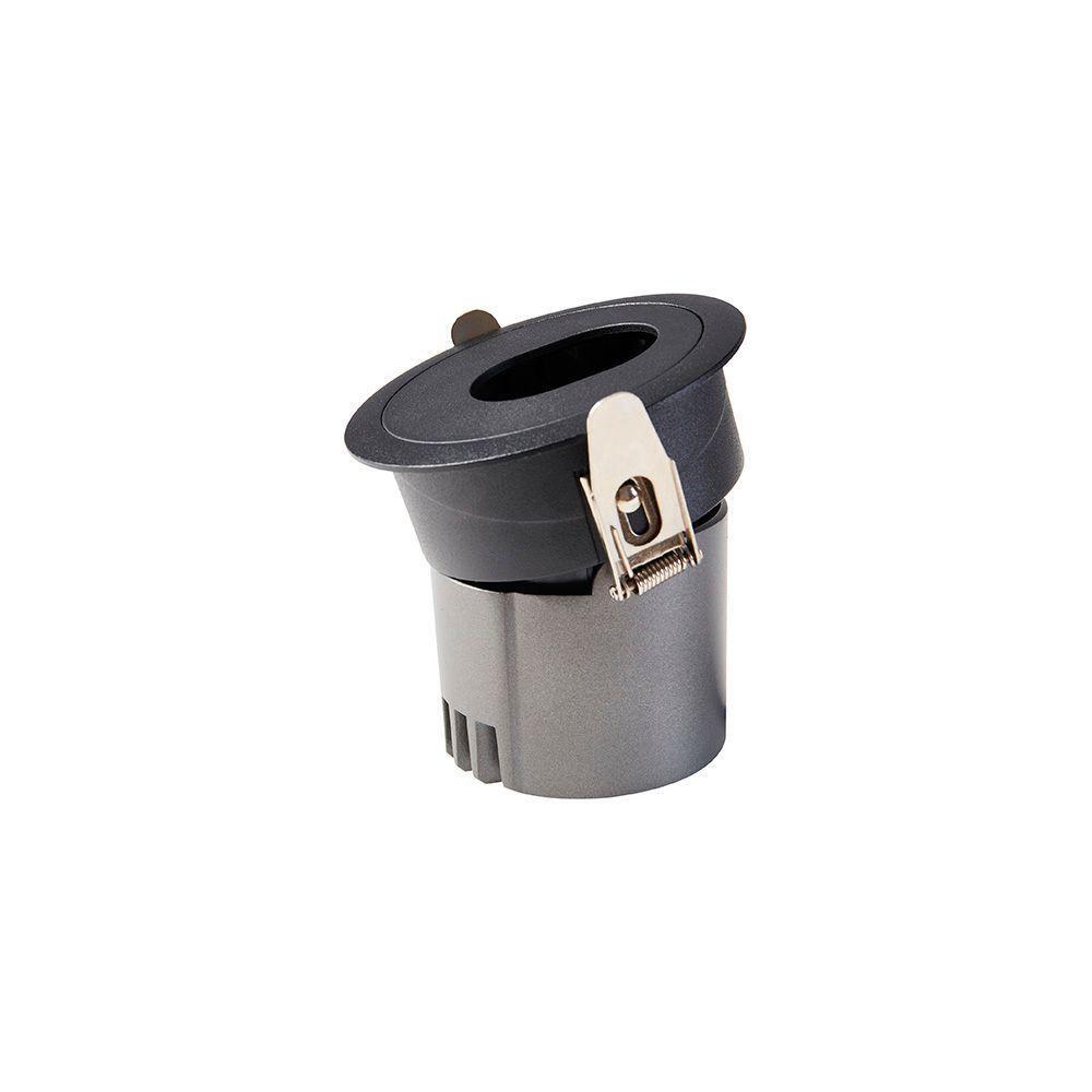 Spot De Embutir Nordecor Zaon Redondo Led Alto Irc 97 10w Bivolt Preto 2700k Luz Amarela 6515 - 4