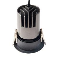 Spot De Embutir Nordecor Zaon Redondo Led Alto Irc 97 7w Bivolt Preto 2700k Luz Amarela 6513 - 3