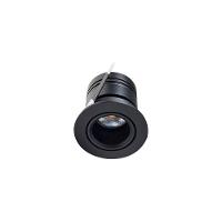 Spot De Embutir Nordecor Lun Redondo Led Alto Irc 90 10w Bivolt Preto 2700k Luz Amarela 6507 - 1