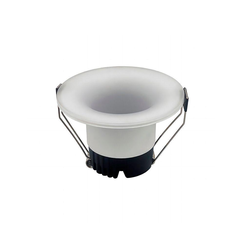 Spot De Embutir Nordecor Eton Mini Redondo Led Alto Irc 90 12w Bivolt Branco 3000k Luz Amarela 6550 - 1