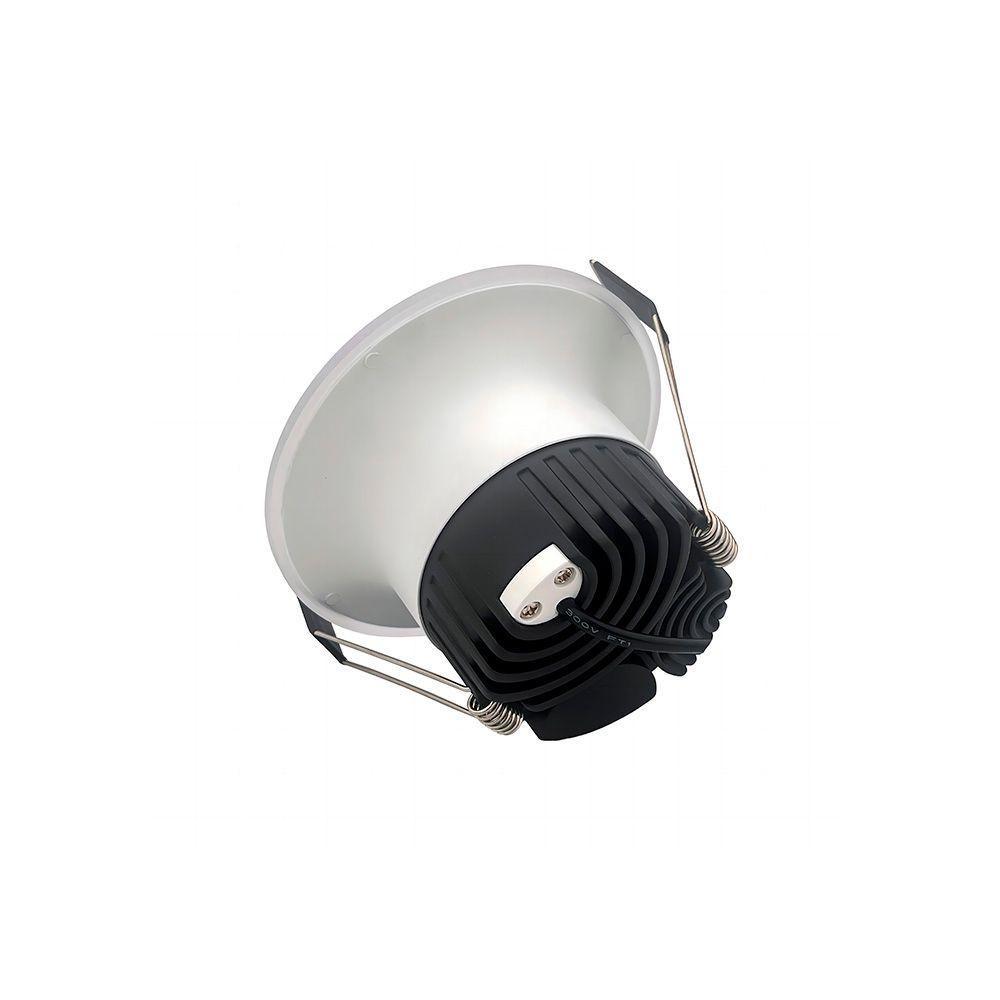 Spot De Embutir Nordecor Eton Mini Redondo Led Alto Irc 90 12w Bivolt Branco 3000k Luz Amarela 6550 - 3