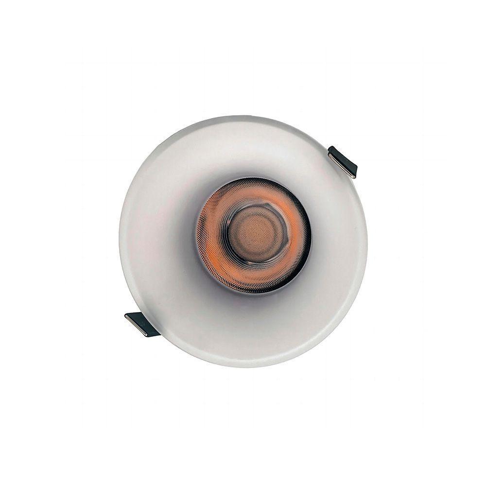 Spot De Embutir Nordecor Eton Mini Redondo Led Alto Irc 90 12w Bivolt Branco 3000k Luz Amarela 6550 - 4