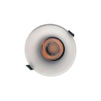 Spot De Embutir Nordecor Eton Mini Redondo Led Alto Irc 90 12w Bivolt Branco 3000k Luz Amarela 6550 - 4