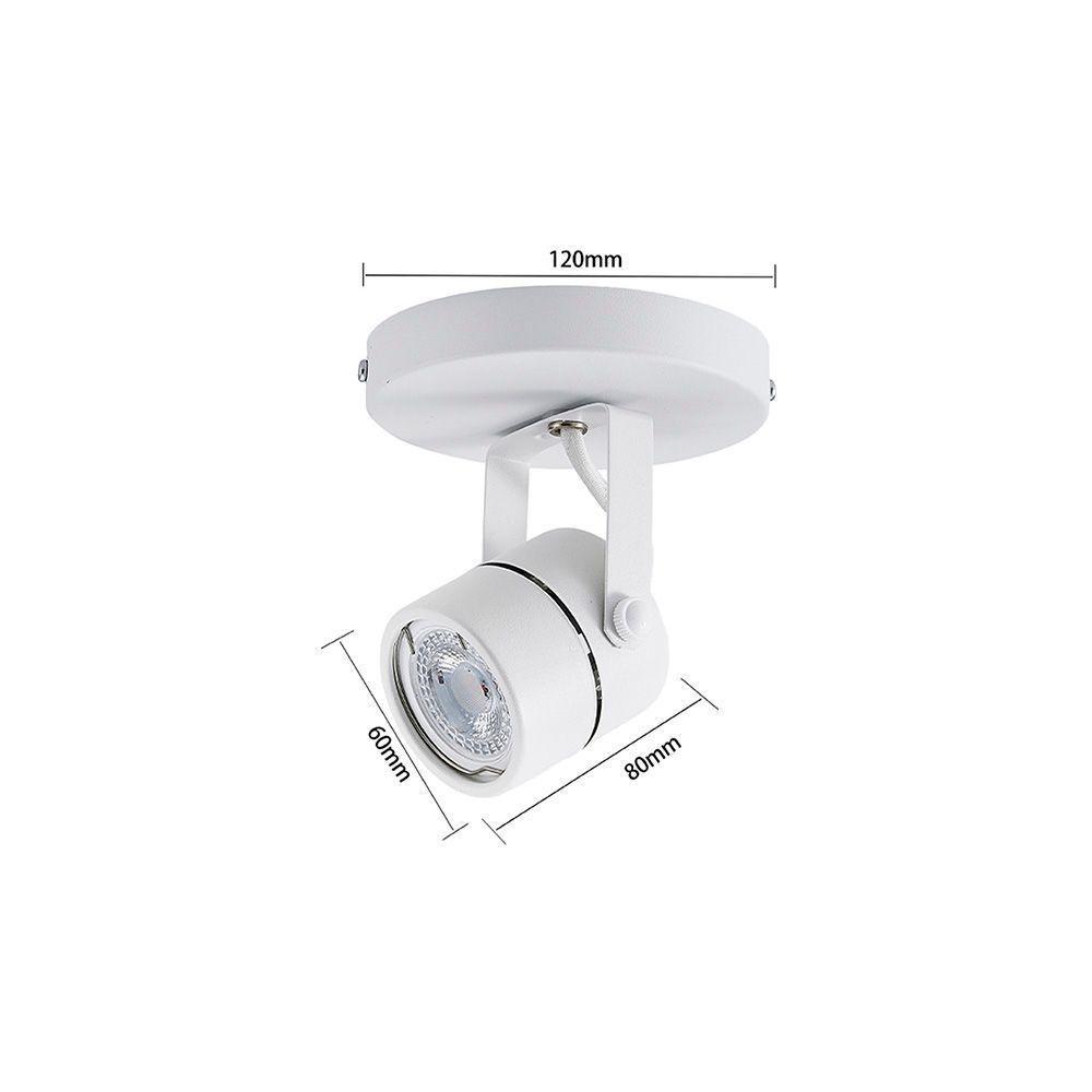 Spot De Sobrepor Com Canopla Mbled Classic Mr16 Gu10 Bivolt Branco 6272 - 2