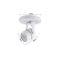 Spot De Sobrepor Com Canopla Mbled Classic Mr16 Gu10 Bivolt Branco 6272 - 2