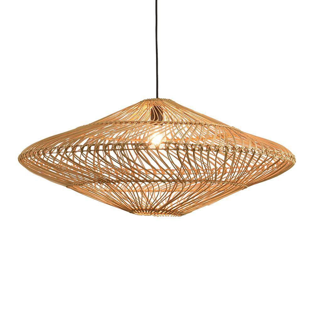 Lustre Pendente Skylight ôtaki 4045 G Rattan E27 Bivolt - 1