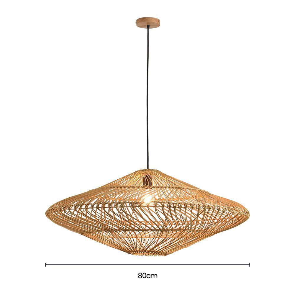 Lustre Pendente Skylight ôtaki 4045 G Rattan E27 Bivolt - 2