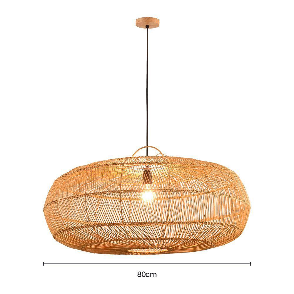 Lustre Pendente Skylight ôtaki 4046 G Rattan E27 Bivolt - 4