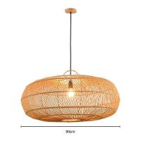 Lustre Pendente Skylight ôtaki 4046 G Rattan E27 Bivolt - 4