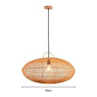 Lustre Pendente Skylight ôtaki 4058 M Rattan E27 Bivolt - 2