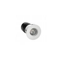 Spot De Embutir Nordecor Auko Mini Redondo Led Alto Irc 90 1w Bivolt Branco 3000k Luz Amarela 6528 - 1