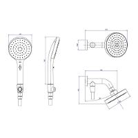 Chuveiro Deca Flex 2081.c.des De Parede Com Desviador Cromado - 2