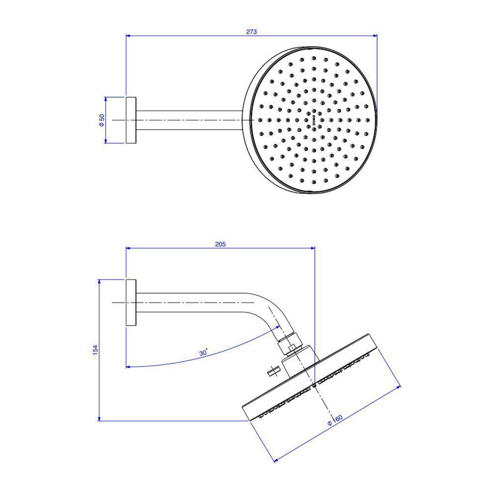 Chuveiro Deca Flex Plus 2083.c.std De Parede Cromado - 2