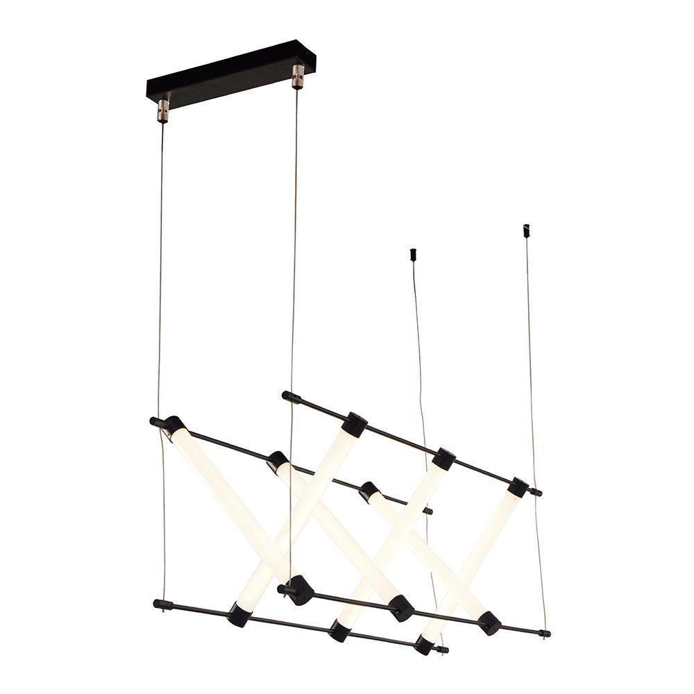 Lustre Pendente Nordecor Juli 2731 Preto Led Bivolt - 4