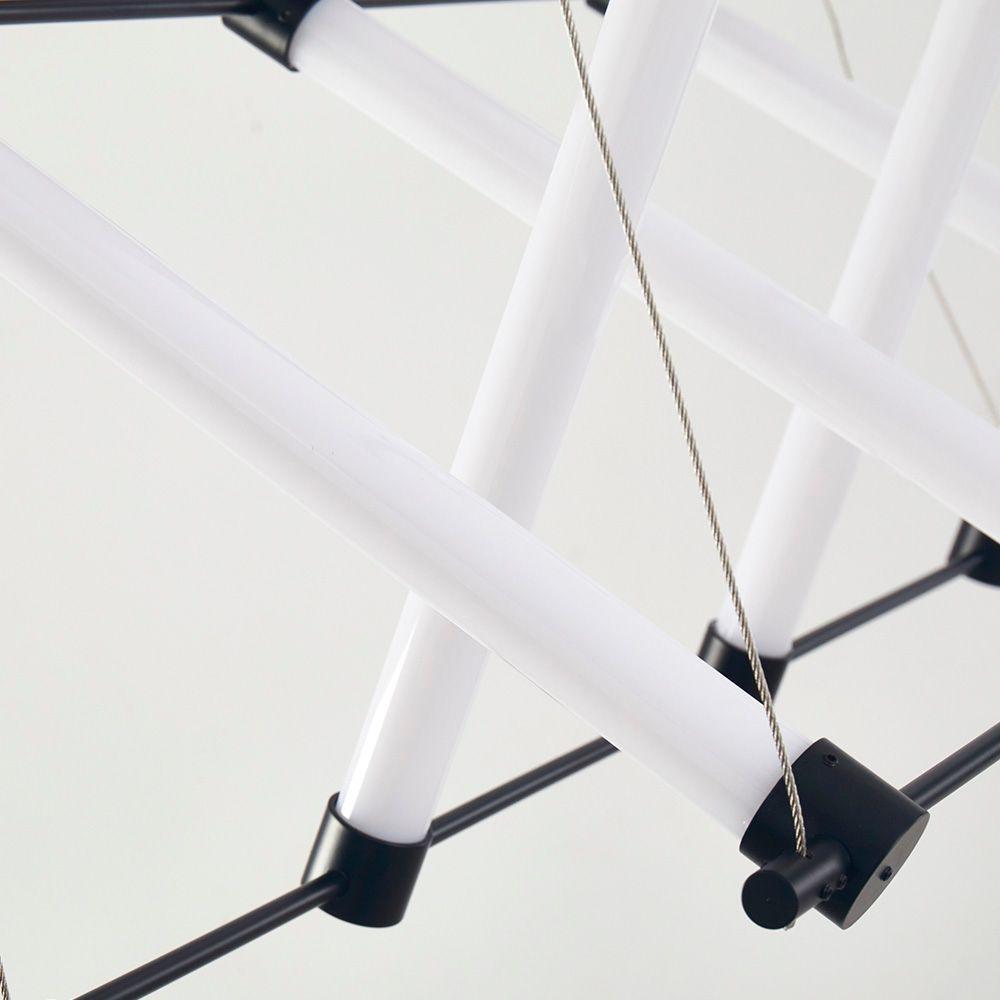 Lustre Pendente Nordecor Juli 2731 Preto Led Bivolt - 5