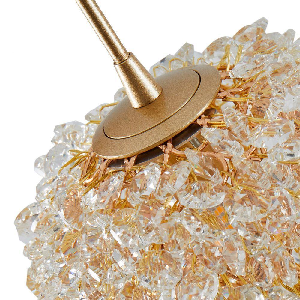 Lustre Pendente Nordecor Jou 2736 Ouro Champagne G9 Bivolt - 5