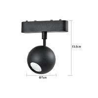 Spot Led Para Trilho Magnético Nordecor Magnetic Track Kay Tez 6560 9,5w 48v 3000k Luz Amarela - 3