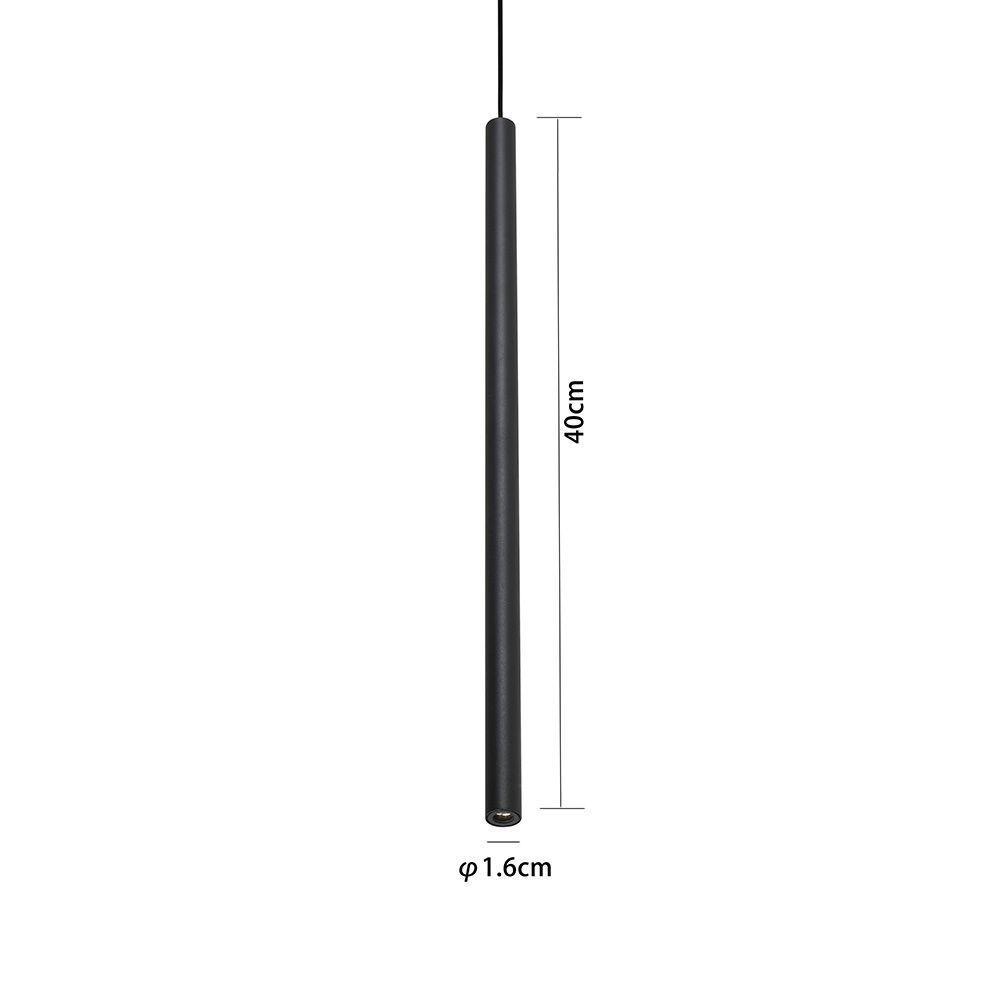 Pendente Led Para Trilho Magnético Nordecor Magnetic Track Kay Lin 2845 40cm 48v 3000k Luz Amarela - 3