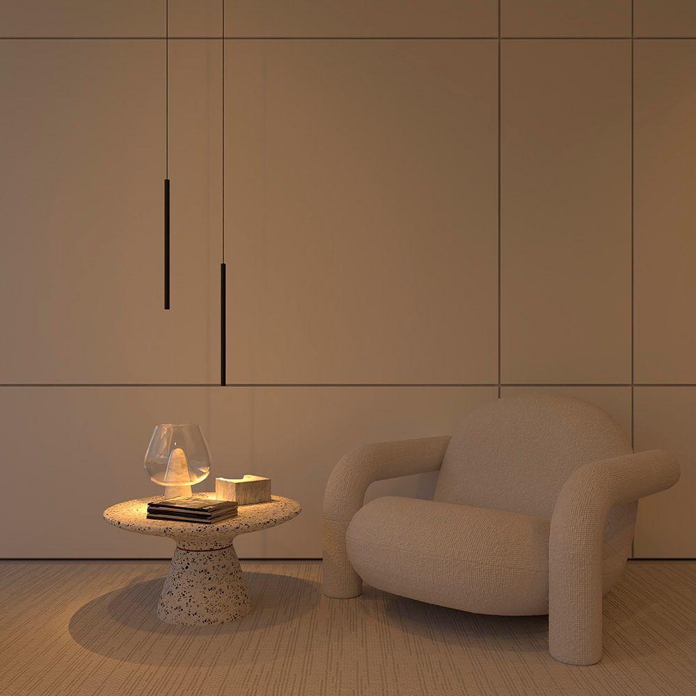 Pendente Led Para Trilho Magnético Nordecor Magnetic Track Kay Lin 2845 40cm 48v 3000k Luz Amarela - 6