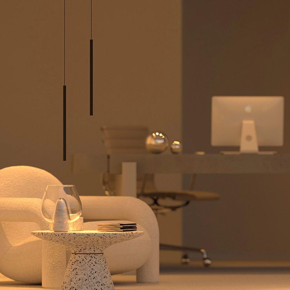 Pendente Led Para Trilho Magnético Nordecor Magnetic Track Kay Lin 2845 40cm 48v 3000k Luz Amarela - 7