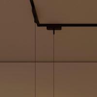 Pendente Led Para Trilho Magnético Nordecor Magnetic Track Kay Lin 2845 40cm 48v 3000k Luz Amarela