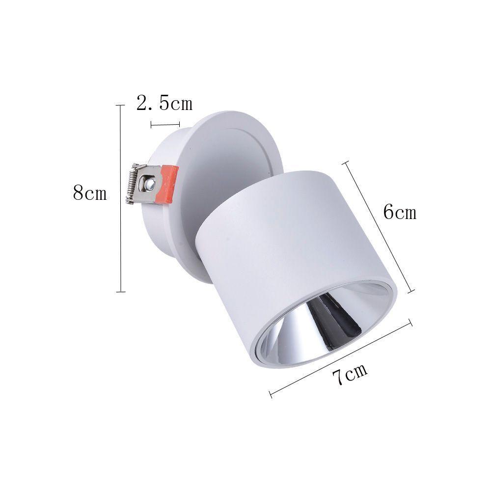 Spot Direcionável De Embutir Nordecor Alny Led 10w Bivolt Branco 6383 - 2