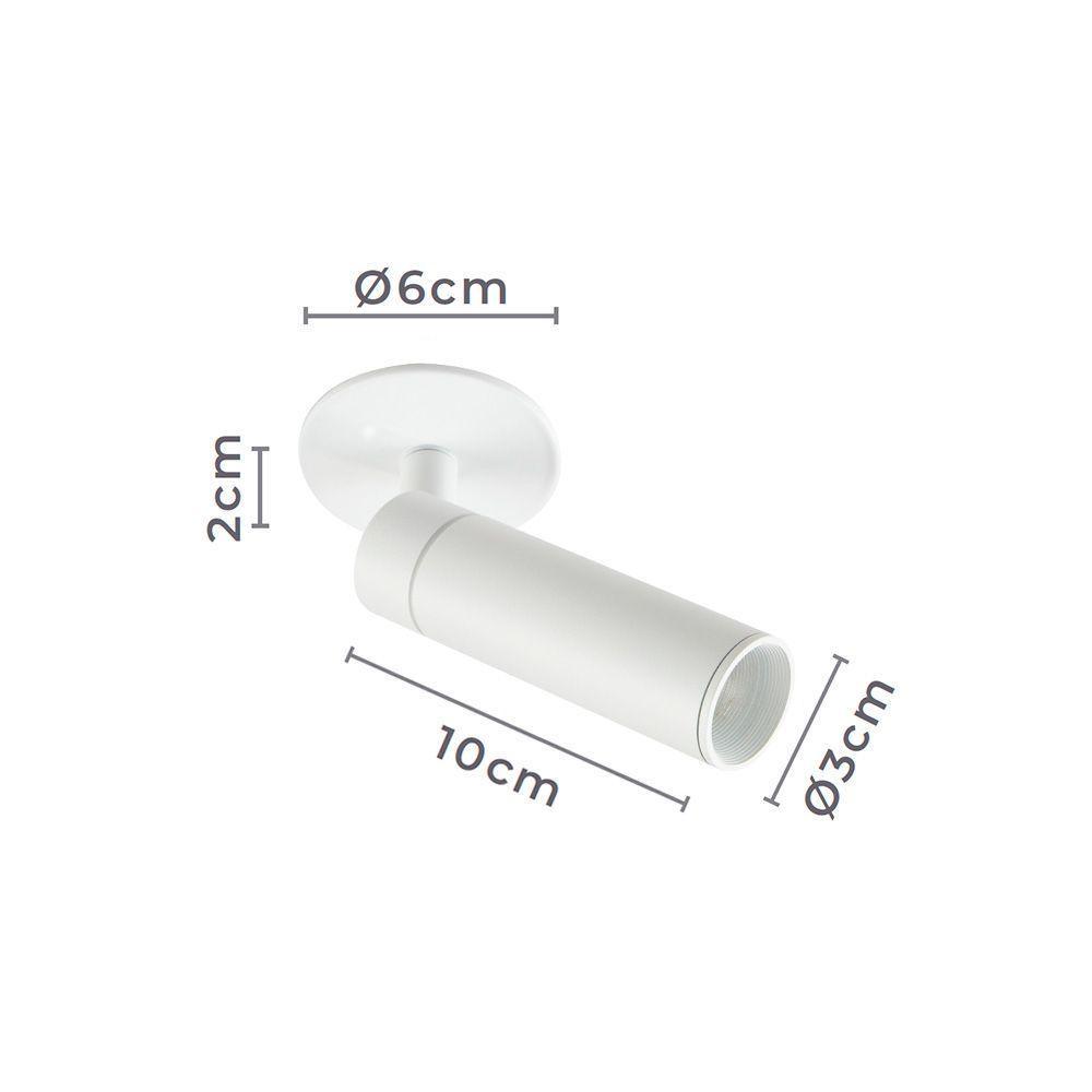 Spot Direcionável De Embutir Nordecor Blet Led 5w Bivolt Branco 6337 - 3