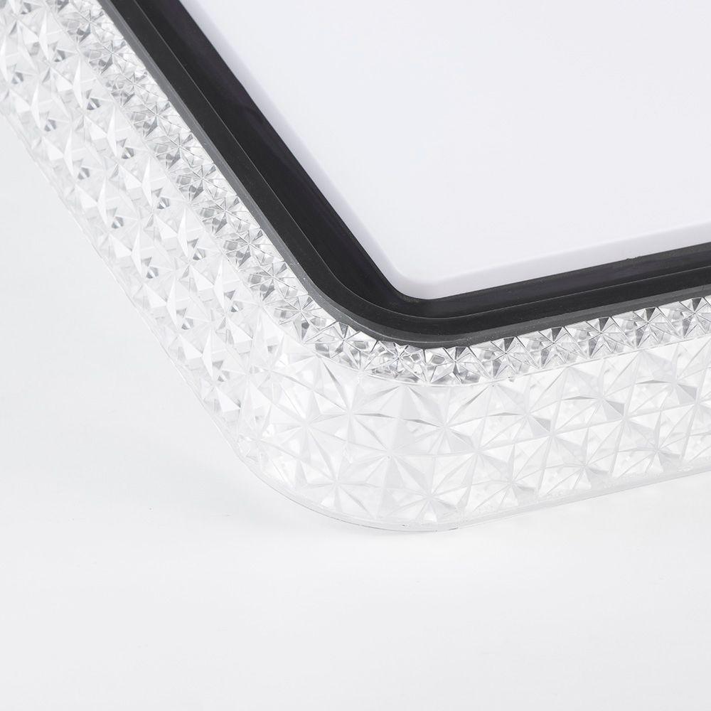 Plafon Nordecor Kenle 2667 Quadrado Led Bivolt Preto Preto 2667 - 2