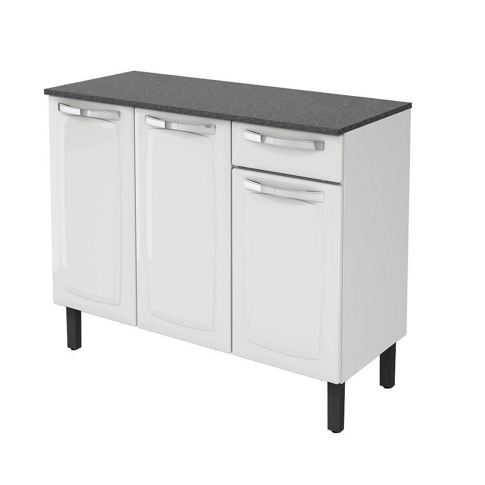 Balcão Aço 3 Portas 2 Gavetas C-tampo Rose - Itatiaia - 2