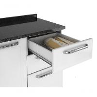 Balcão C- Tampo 3 Portas 2 Gavetas Tarsila - Itatiaia - 2