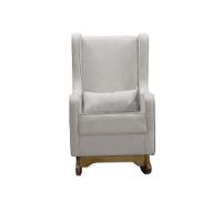 Poltrona De Amamentação E Balanço Retro áquila C- Puff Bege - Anjo De Casa - 6