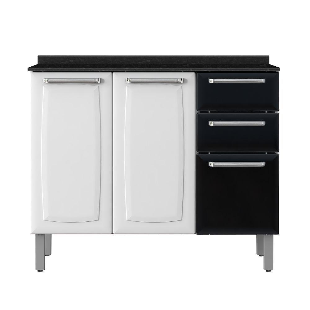 Balcão 3 Portas 2 Gavetas Tampo Luce - Itatiaia - 1