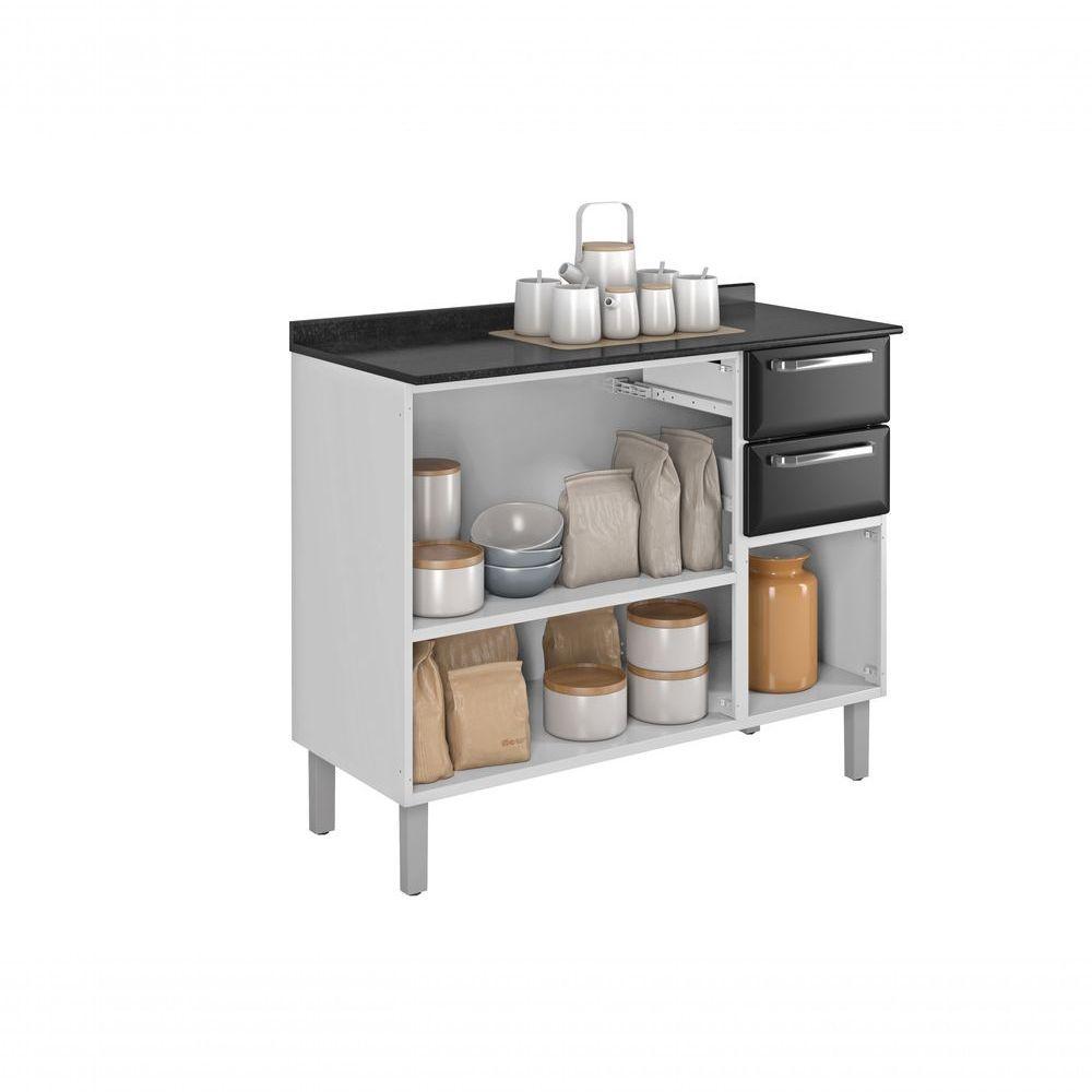 Balcão 3 Portas 2 Gavetas Tampo Luce - Itatiaia - 3