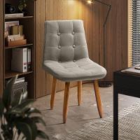 Cadeira Poltrona Jade Sala Estar Penteadeira Veludo Marfim - 7