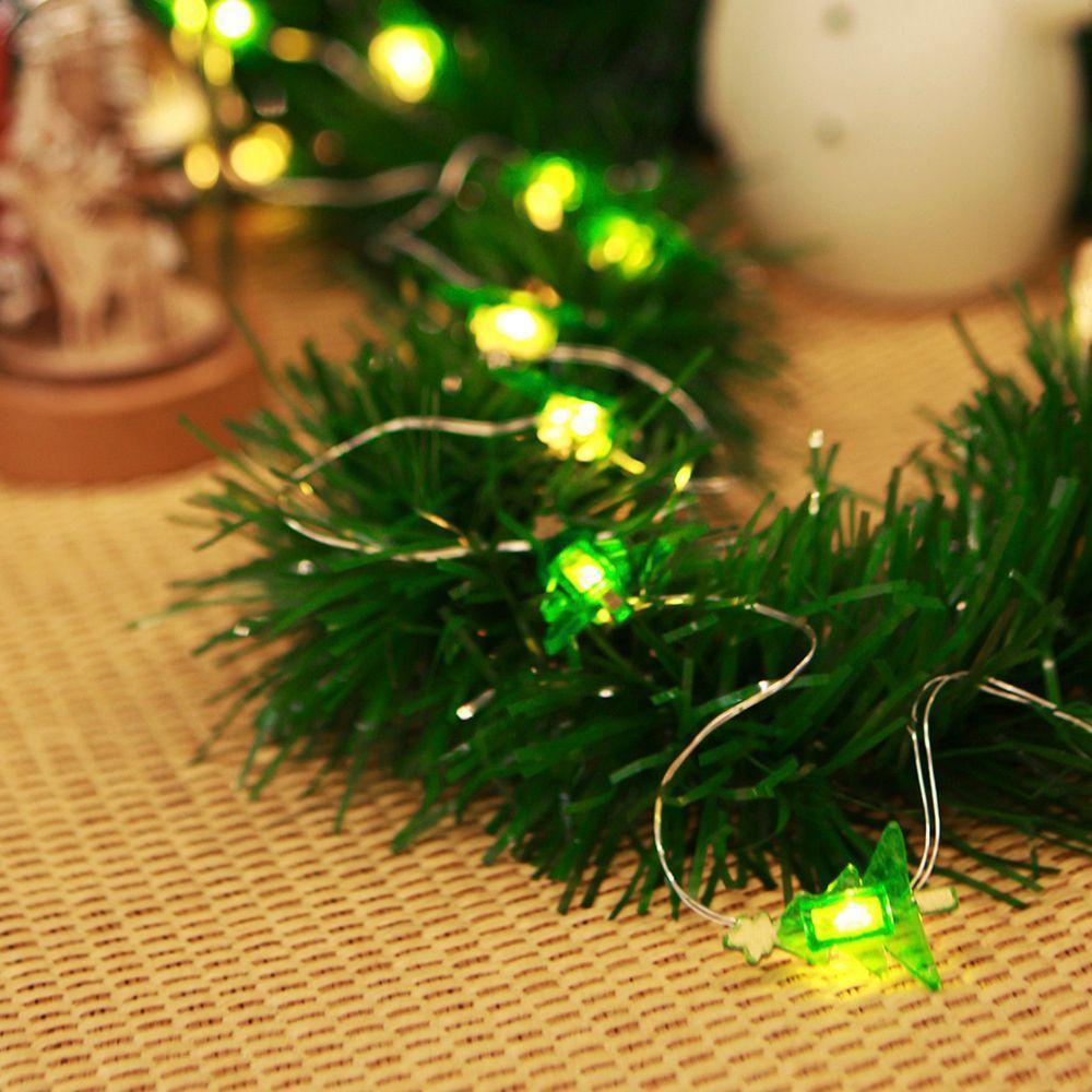 Kit 5 Cordão Luminoso Natalino 10 Leds Mini árvore Taschibra - 8