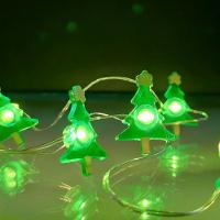 Kit 5 Cordão Luminoso Natalino 10 Leds Mini árvore Taschibra - 2