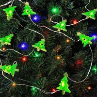 Kit 5 Cordão Luminoso Natalino 10 Leds Mini árvore Taschibra - 3