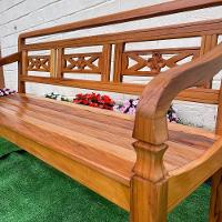 Banco Namoradeira 3 Lugares Madeira De Demolição Modelo Flor Sudeste Rústico