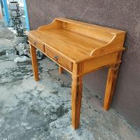 Escrivaninha Em Madeira De Demolição 120 X 60 Peroba Rosa Sudeste Rústico - 2