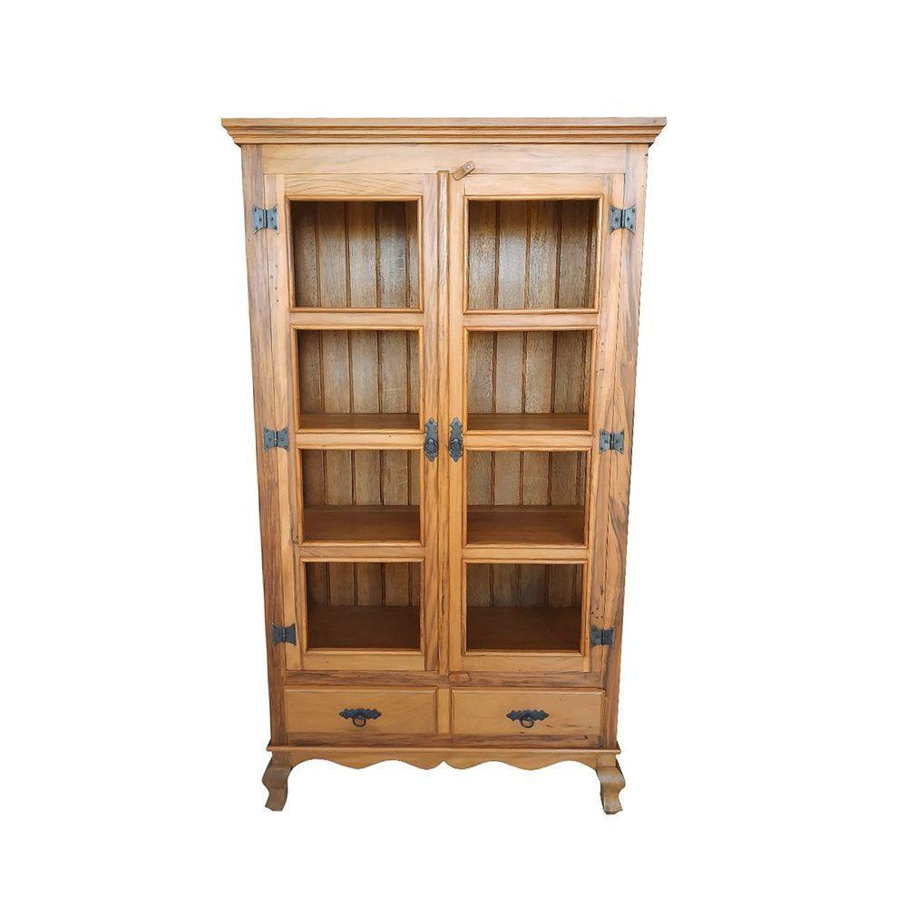 Cristaleira Torre Madeira De Demolição Sudeste Rústico - 1