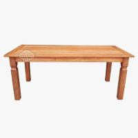 Mesa Rustica Em Madeira 200x90 Peroba Rosa - 3