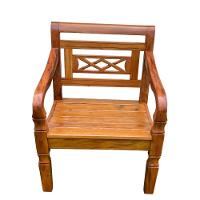 Banco Poltrona Madeira Peroba Rosa Modelo X Sudeste Rústico - 1