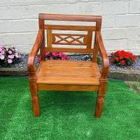 Banco Poltrona Madeira Peroba Rosa Modelo X Sudeste Rústico - 7