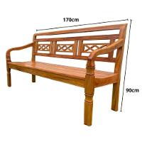 Banco Namoradeira 3 Lugares Madeira De Demolição Modelo X Sudeste Rústico - 6