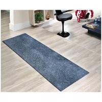 Tapete Passadeira Simples Aveludado 50x400 Borda Sem Costura Cinza