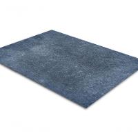 Tapete Carpete Simples Aveludado 2,00x2,50 Borda Sem Costura Cinza - 1