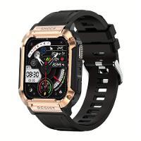 Relógio Esportivo De Tela Sensível Ao Toque De Alta Definição De 1,85 Polegadas Dourado - 1