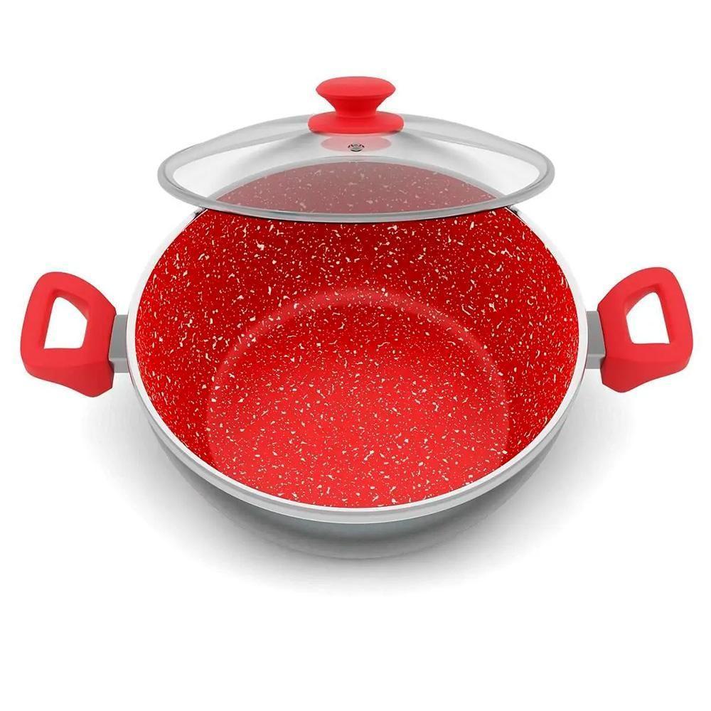 Panela Philco Definitive Pph280apr Redstone com Tampa de Vidro 6,1L Cinza e Vermelho - 3