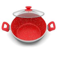 Panela Philco Definitive Pph280apr Redstone com Tampa de Vidro 6,1L Cinza e Vermelho - 3