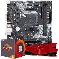 Kit Upgrade Amd Ryzen 5 5600gt Vega 8 Placa Mãe A520 Memória Ram 16gb Ddr4 - 2